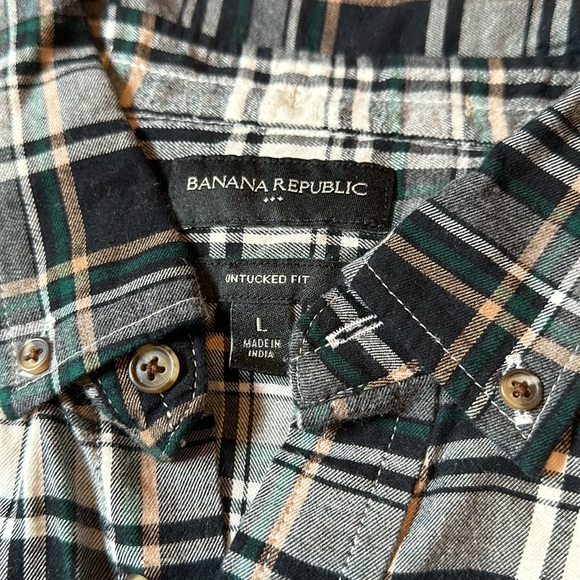 NEW J. Crew Flannel Large - Picture 2 of 2